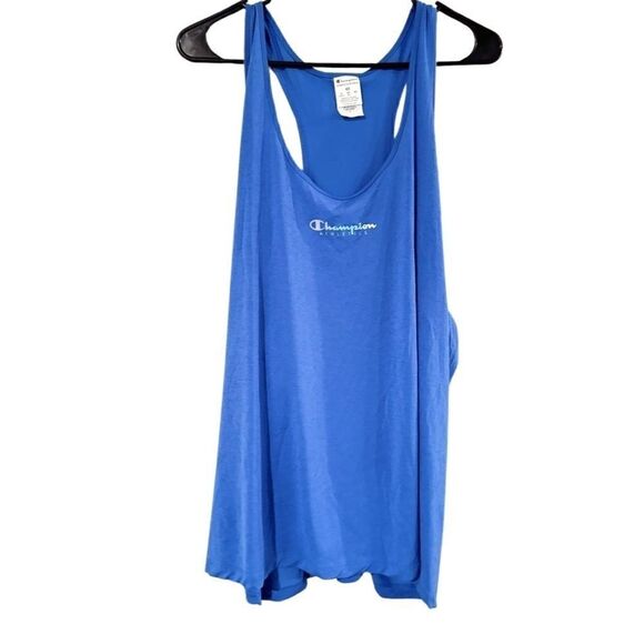 Women's Champion Plus Absolute Eco Racerback Tank Deep Forte Blue 4X - Picture 4 of 14